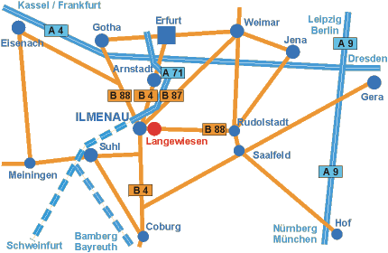 Anfahrt Langewiesen